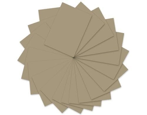 URSUS Tonzeichenpapier 130 g/m2 10 Bogen, 50 x 70 cm, taupe