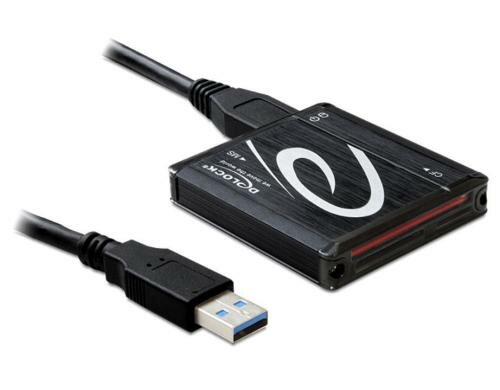DeLock 91705 USB 3.0 Card Reader All in 1, 4 Slot, Micro USB 3.0 zu USB 3.0-A Kabel