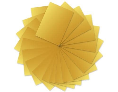 URSUS Tonzeichenpapier 130 g/m2 10 Bogen, 50 x 70 cm, gold matt