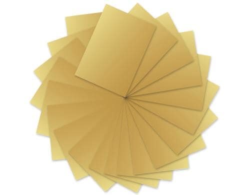 URSUS Tonzeichenpapier 130 g/m2 10 Bogen, 50 x 70 cm, gold glänzend