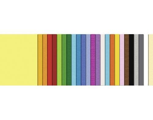 URSUS Tonzeichenpapier 130 g/m2 500 Blatt A4 sortiert in 25 Farben