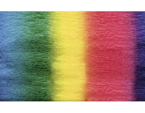 URSUS Bastelkrepp 32 g/m2 1 Rolle à 50 cm x 2.5 m, Regenbogen