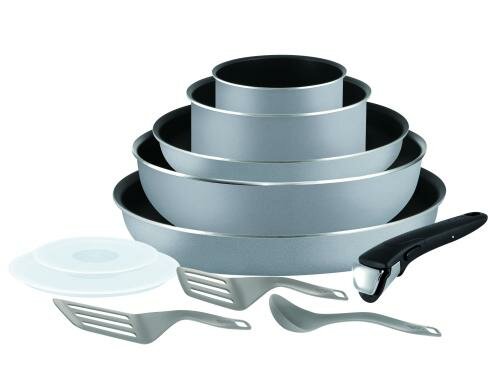 Tefal Ingenio Essential Set, 11-teilig 2 Pfannen, 2 Kasserollen, 1 Wokpfanne etc.