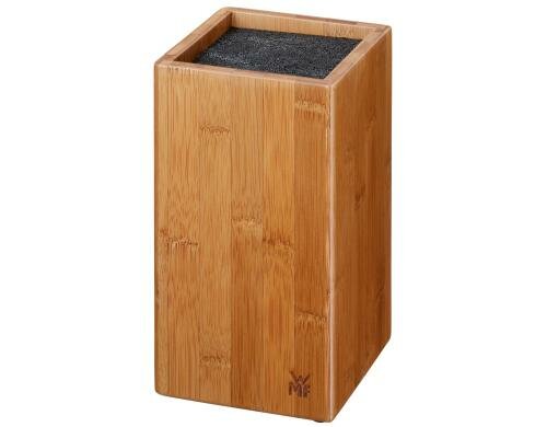 WMF Messerblock Bambus unbestückt Bambusholz, Grösse 12x12x23cm