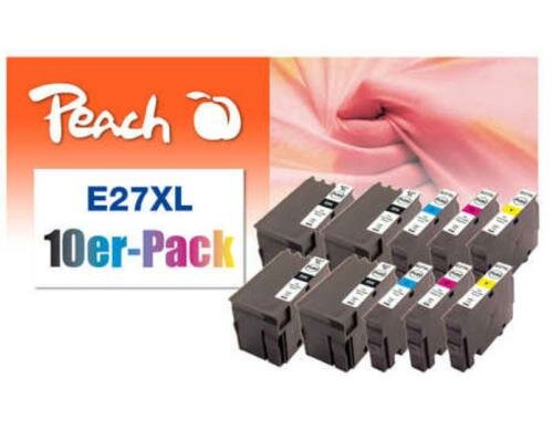 Peach Tinte Epson Nr. 27XL Multipack 10 je 4xbk, 2x c, m, y