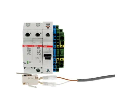 AXIS Electrical Safety Kit B 230 V AC Überspannungsschutz, Sicherung, Türschalter