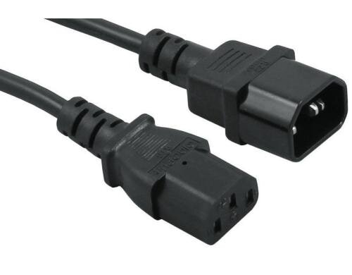 Gerätekabel C13-C14, 0.5m, halogenfrei schwarz, H05Z1Z1-F 3G 1.0mm2