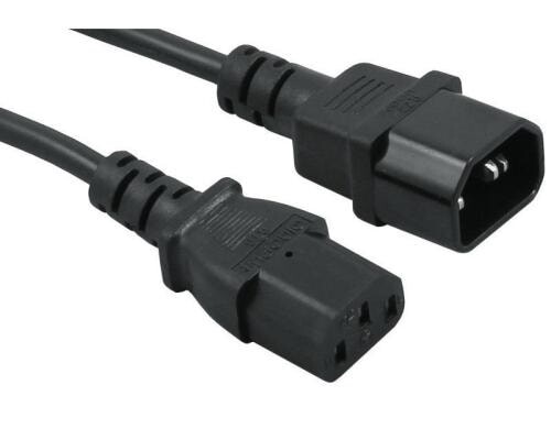 Gerätekabel C13-C14, 2m, halogenfrei schwarz, H05Z1Z1-F 3G 1.0mm2