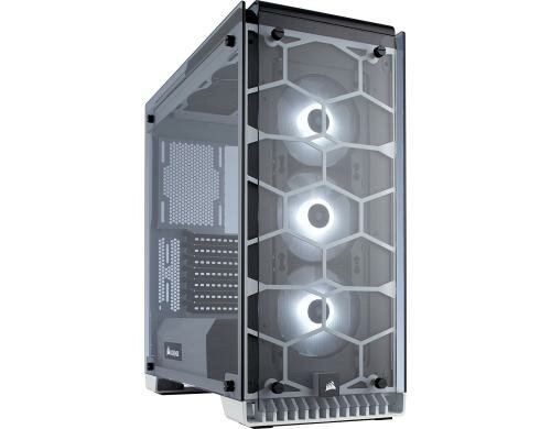 Corsair Midi Tower Crystal 570X White RGB 2x 3.5, 2x 2.5, 2xUSB 3.0, RGB LED contro