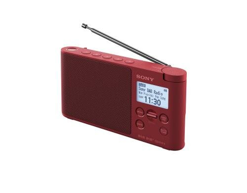 Sony XDR-S41DR, rot, DAB+-Radio Portable DAB+ Radio