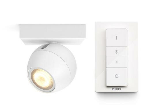 Philips Hue Deckenleuchte Buckram Swi ws 1x 5.5W, 250 lm, 2200-6500 K, inkl. Switch