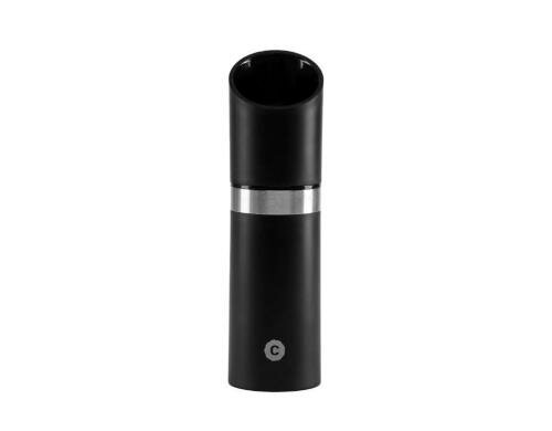 CrushGrind Pfeffermühle Toronto schwarz mit schwarzem Ring, Höhe 16.5cm