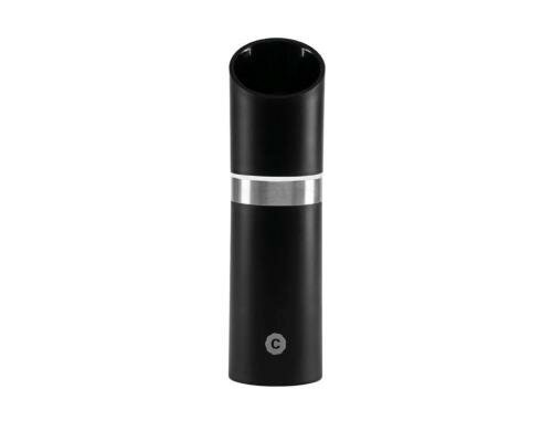 CrushGrind Pfeffermühle Toronto schwarz mit weissem Ring, Höhe 16.5cm