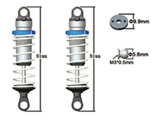 Amewi Stossdämpfer MA363 Front Set AM10SC