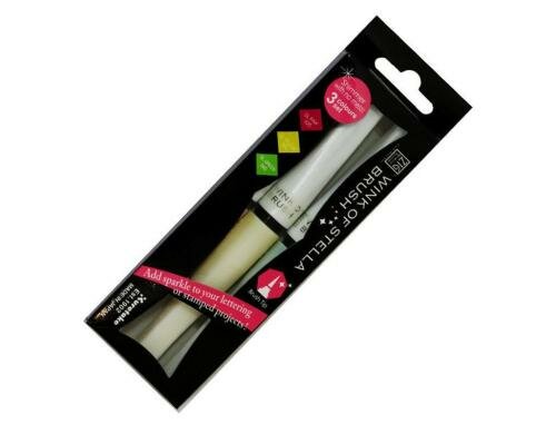 ZIG Glitzerstifte Wink of Stella Brush 3 Farben, Pinselspitze, rosa grün gelb