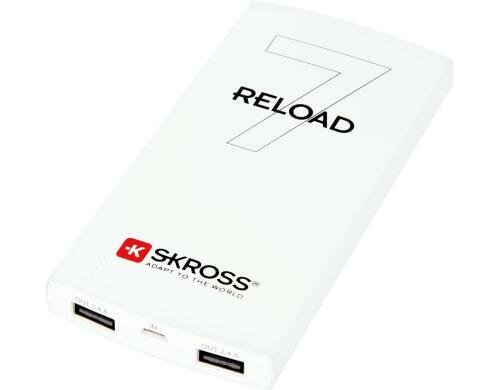 SKROSS RELOAD 7 Power Bank 7000 mAh 3.7V Lithium Batterie