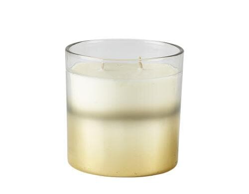 Villa Duftkerze Metallic Eucalyp Mint 10cm haltb: 28h, D:10 cm H:10cm