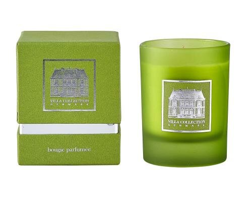 Villa Duftkerze Green Tea Cucumber 9cm Green Tea Cucumber, 30h, 7x9cm, grün