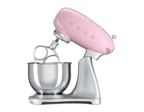 SMEG Küchenmaschine pink Retro Style, Planetarrührwerk, 800 Watt