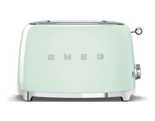 SMEG Toaster 50s pastellgrün 2 extra breite Toastschlitze, 950 Watt