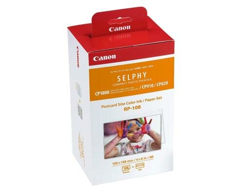 Canon RP-108 | 108 Blatt Papier + Farbkartusche 10x15