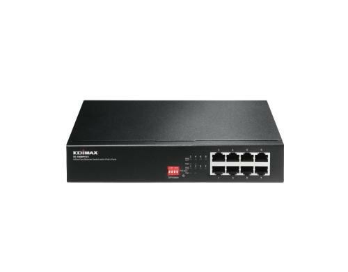 Edimax ES-1008PH V2: 8 Port FE PoE+ Switch 4xPoE+, Desktop, 70 Watt PoE, Lüfterlos