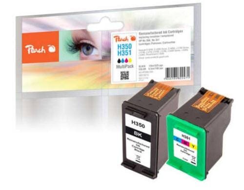 Peach Tinte HP Nr. 350/351 Multipack black+color, je 1x19ml, 1x8.5ml