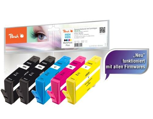 Peach Tinte HP Nr.934/935 MultiPack Plus je 2x bk 19ml je 1x c, m, y 8.1ml
