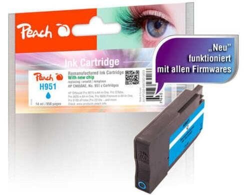 Peach Tinte HP CN050AE, No.951 cyan 14ml 950 Seiten