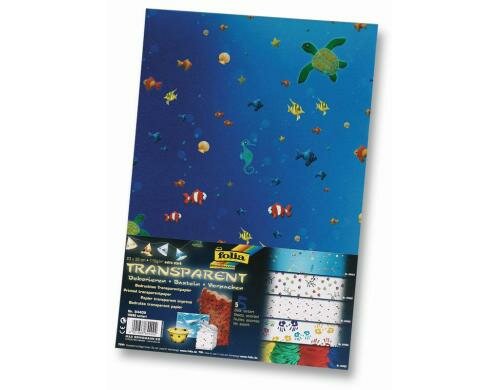 Folia Transparentpapier Young 5 Motive sortiert, 23x33cm