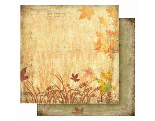Folia Designpapier Herbst 5 Blatt à 190g/m2, 30.5x30.5cm