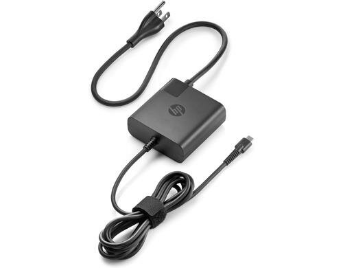 HP AC-Adapter 65W USB-C Power Adapter Passend zu HP Elite X2, X360