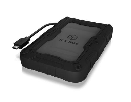 ICY BOX ext. 2.5 Gehäuse IB-AC603P-C31 schwarz, USB3.1 Type-C, für SATA HDD/SSD