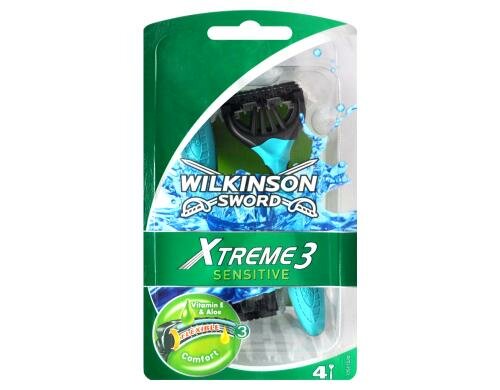 Wilkinson Einwegrasierer Extreme3 Sensitive 4 Stück