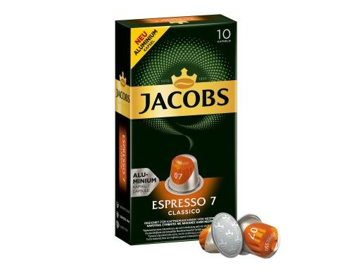 Jacobs Kaffeekapseln Espresso 7 Classico 1 Packung à 10 Portionen