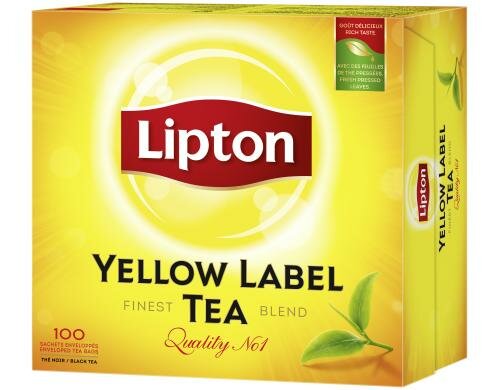 Lipton Teebeutel Yellow Label Tea 100 Teebeutel à 1g,ohne Umverpackung/Beutel