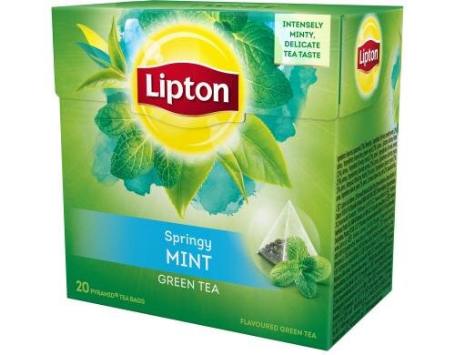 Lipton Teebeutel Green Mint 20 Teebeutel, Grüntee