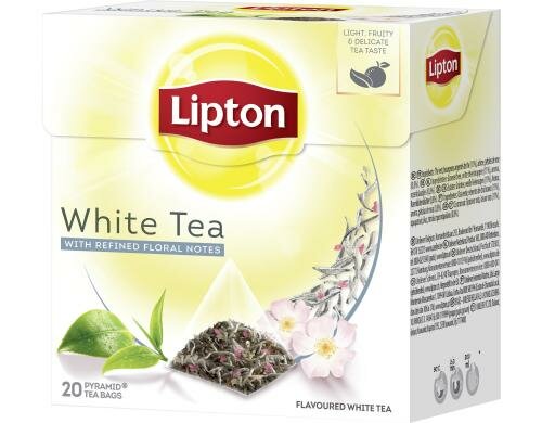 Lipton Teebeutel White Tea 20 Teebeutel, Grüntee