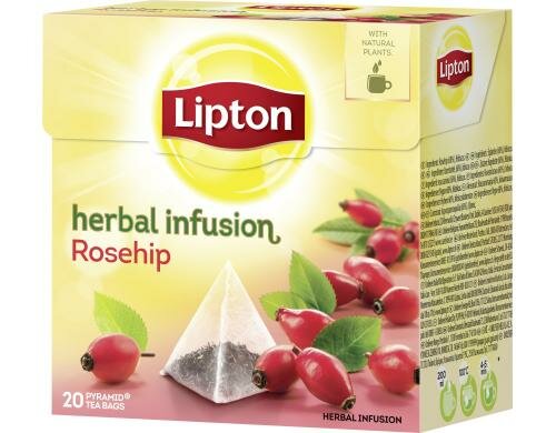 Lipton Teebeutel Hagebutte 20 Teebeutel, Kräutertee