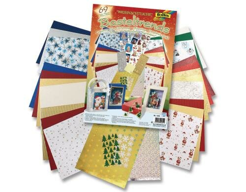 Folia Basteltrends Weihnachtlich 69-teilig