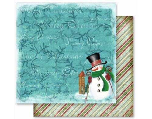 Folia Designpapier Weihnachten 5 Blatt à 190g/m2, 30.5x30.5cm