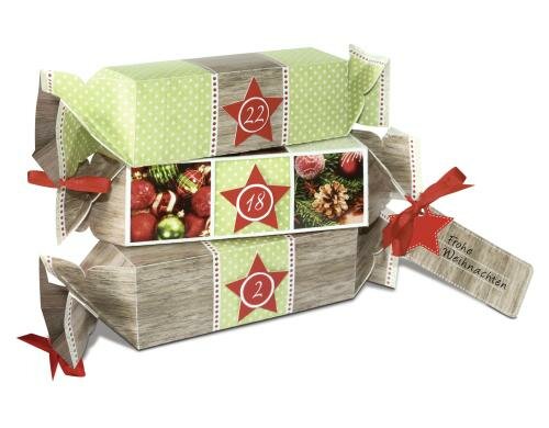 URSUS Adventskalender-Set Traditional Materialien für 24 Geschenkboxen