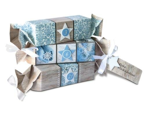 URSUS Adventskalender-Set Frozen Materialien für 24 Geschenkboxen