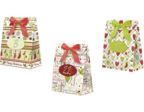URSUS Adventskalender-Set Celina Materialien für 24 Geschenkboxen