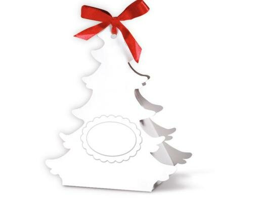 URSUS Adventskalender-Set Blanco Bäumchen Materialien für 24 Geschenkboxen