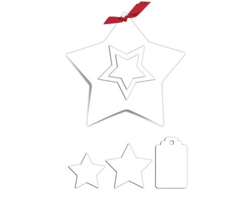 URSUS Adventskalender-Set Blanco Stella Materialien für 24 Geschenkboxen