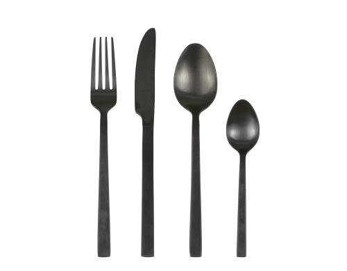 Villa Besteckset 16tlg titanium matt, nicht Spülmaschinengeeignet