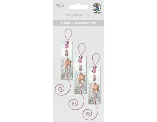 URSUS Weihnachtssticker Sternschlaufen 1 Bogen, selbstklebend