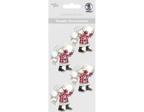 URSUS Weihnachtssticker Kinder 1 Bogen, selbstklebend