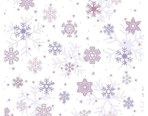 URSUS Transparentpapier Schneeflocken vio. 5 Blatt à 115g/m2, 21x29.7cm